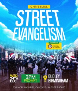 Read more about the article 2025 CHRISTMAS STREET EVANGELISM