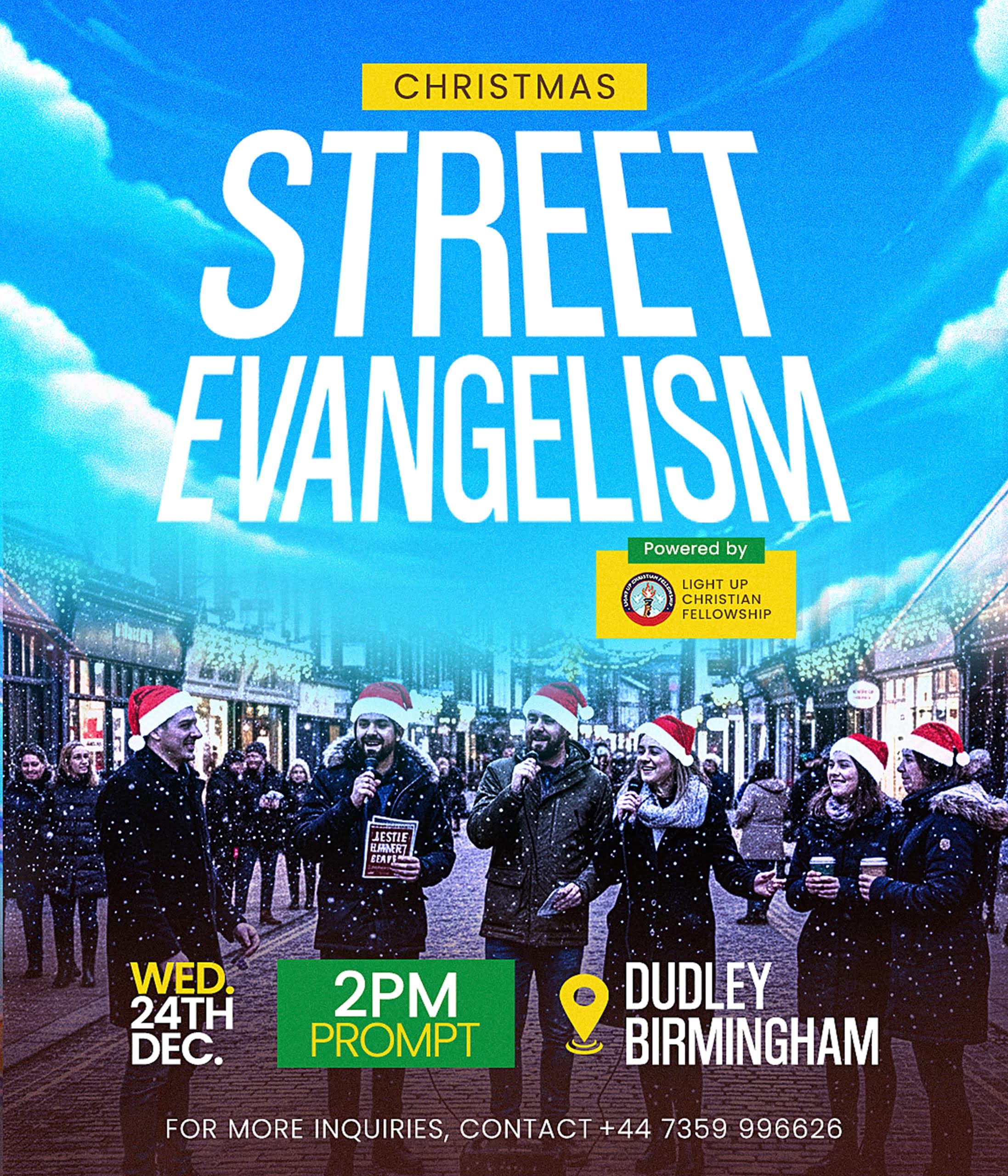 Read more about the article 2025 CHRISTMAS STREET EVANGELISM